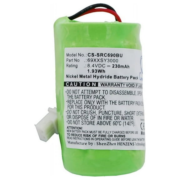 230mAh Symbol 69XXSY3000 Battery for VRC6940 VRC6946 VRC6900