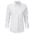 thumbnail image 1 of Russell- Camisa de manga larga elástica y transpirable para mujer (Blanco), 1 of 1