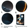 thumbnail image 3 of Designart Deep Space Planet Fusion VII Canvas Wall Art, 3 of 5