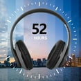 thumbnail image 4 of Wireless Headphones, Over Ear Noise Cancelling Foldable Bluetooth Headphones, 50 Hrs Playtime Hi-Fi Stereo Built-in Mic, for iphone/android/PC/TV, 4 of 10