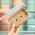 thumbnail image 4 of Hovmgk Cheese Dispenser & Food Storage Box, Flip Lid Organizer for Refrigerator, Plastic Spice & Ginger Storage Container, Transparent, 14x9.5x5.5cm, Easy to Use, Ideal for Kitchen & Dining, 4 of 7
