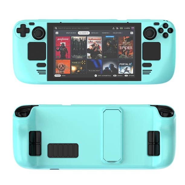 Estuche protector Estuche protector duradero con soporte para plataforma de vapor (Azul aguamarina) Ehuebsd Para estrenar