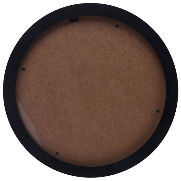 LOLIPPYY Round Wooden Photo Frame 8 Inches Decorative Wall Decor for Living Room 2pcs