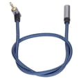 thumbnail image 1 of Cable de Audio Masculino de 3,5 mm de Hurbra A 90, 4 Conductores de 90 Grados de Audio Cable de Audio de Alto Fidelidad Diseño de Ángulo Recto Aleación de Aluminio Resistente, 1 of 7