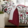 thumbnail image 2 of Southshore Fine Living, Inc. Reversible Holiday Bedding Set with 2 Prints - Red Plaid Cabin Print, 2 of 9