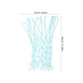 thumbnail image 4 of LEEYNEER Basketball Goal Net Replacement Outdoor Ring Baskets Basketballs Sky-blue, 4 of 6