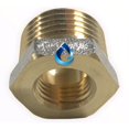 thumbnail image 1 of Adaptador de manómetro Bronze HE de 1/2 pulgada x 1/4 pulgadas, 1 of 1
