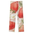 thumbnail image 4 of Strawberry Fruit Watercolor Winter Female Pants Flannel High Waist Women Pants Lady Warm Straight Leg Plush Trousers, 4 of 7