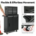 thumbnail image 3 of HPDMC 5-Drawer Rolling Tool Chest, High Capacity, Adjustable Shelf, Lockable Drawers, Detachable 2 in 1 Mechanic Tool Box Storage Cabinet with Wheels for Garage Workshop Warehouse Repair Shop, 3 of 8