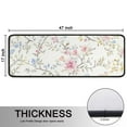 thumbnail image 5 of Kitchen Rugs Sets Of 2,Pioneer Flower Floral Print Pattern Anti Fatigue Kitchen Mat Rugs Non Slip Washable,Decorative Kitchen Floor Mats for Kitchen,Sink,Laundry,17"x47"+17"x47", 5 of 5