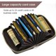 thumbnail image 2 of Blocking Card Wallet, Women Credit Card Holder PU Leather Card Case Small Zipper Coin Pouch Slim Business Card Organizer for Credit Card ID Cards Driv, 2 of 4