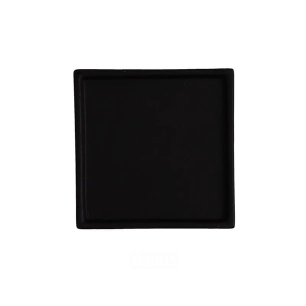 Maceta de cerámica concisa con bandeja de goteo for maceta cuadrada, ideal for sala de estar, balcón o terraza.