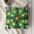 thumbnail image 3 of YINGXI St.Patricks Day Pillow Covers, Decorations Holiday Spring Decorative Pillow Case Decor for Sofa Couch (Green) 22x22in, 3 of 5