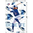 thumbnail image 3 of MLB Toronto Blue Jays - Bo Bichette Wall Poster with Push Pins, 22.375" x 34", 3 of 5