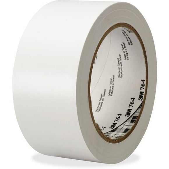 3M MMM764136WHT Usage Général 764 Couleur Ruban de Vinyle - Blanc