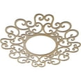 thumbnail image 2 of 36"OD x 13 3/4"ID x 1/4"T Reims Wood Fretwork Pierced Ceiling Medallion, Hickory, 2 of 3