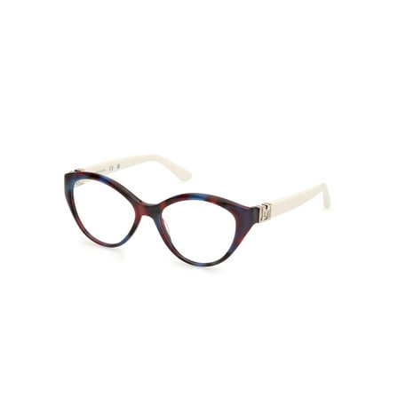 Eyeglasses Guess By Marciano GM 50004 092 Blue/Havana / Shiny Ivory