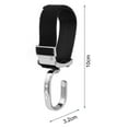 thumbnail image 6 of iaksohdu Cart Hanger Cute Shape Easy to Install Convenient 360-degree Rotation User-friendly Storage Zinc Alloy Baby Stroller Pram Hook for Home, 6 of 8