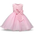 thumbnail image 1 of AAMILIFE Robe Fleur Princesse Fille Tutu Mariage Anniversaire Fête Robe Enfant Costume Enfants, 1 of 3