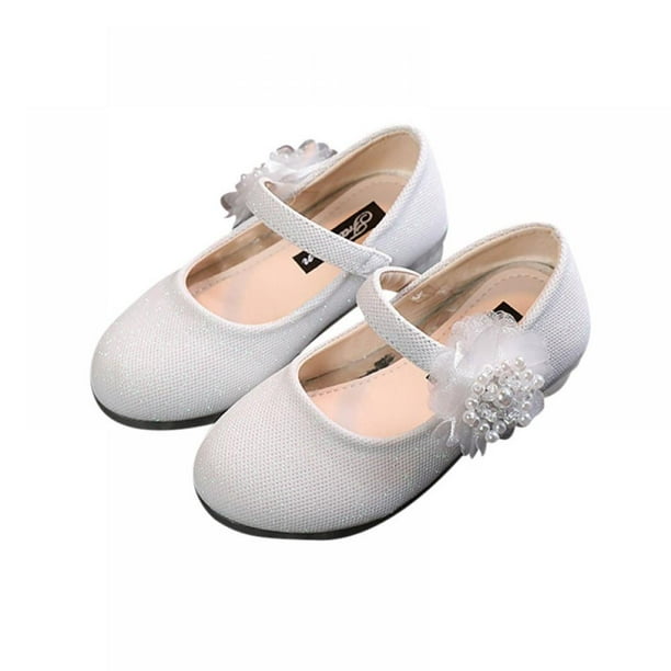 Toddler Little Girls Mary Jane Ballerina Shoes Wedding Bridesmaids Low