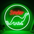 thumbnail image 1 of Letrero LED de neón con diseño de dinosaurio de Pugna, para decoración de pared, 1 of 6