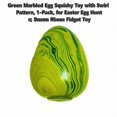 thumbnail image 2 of Green Marbled Egg Squishy Toy with Swirl Pattern, 1-Pack, for Easter Egg Hunts, Relaxation Squeeze Toy, 2 of 3