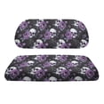 thumbnail image 2 of Pzuqiu Purple Rose Skull Design Golf Cart Front Seat Cover Kit Easy to Install, Washable Golf Cart Seat Covers Fit for Ezgo, 2 of 10
