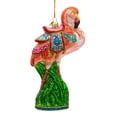 thumbnail image 3 of Kurt Adler 7" Bellissimo Glass Flamingo Ornament, 3 of 4