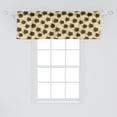 thumbnail image 2 of Ambesonne Turtle Window Valance, Swimming Animal Shells, 54" X 18", Olive Green Chocolate, 2 of 3