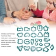 thumbnail image 3 of 25Pcs Clay Earring Cutters Set -  Plastic Assorted Styles For DIY Handicraft, Sculpture, Jewelry Making, 3 of 8