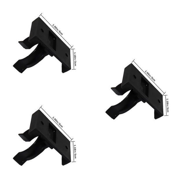 Kenally 10 Uds. De Clips ajustables para patas de gabinete de cocina, soportes de zócalo desmontables de plástico, cierre de placa de patada para el Type1 Kenally CBP115530