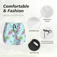thumbnail image 6 of Fotbe Dragonfly Floral Womens High Waist Running Shorts Athletic Workout Quick Dry Shorts for Women with Pockets Gym Yoga Summer Shorts-XX-Large, 6 of 9