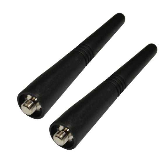 HQRP 2-Pack UHF Antenna For Motorola MV21CVS, MV22CVS, MV24CVS, P10, P100, P1225, P1225-LS