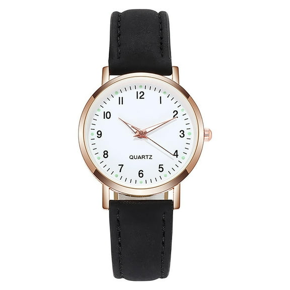 WWG Watches for Women Digital Quartz Watch for Male and Female Students, Fashionable and Casual, Small and Fresh Frosted Leather Casual Watch