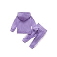thumbnail image 3 of Izhansean Mini Hoodie Sweatshirt & Pants (Girl's), 2-Piece, Sizes 0-6 Months, 3 of 6
