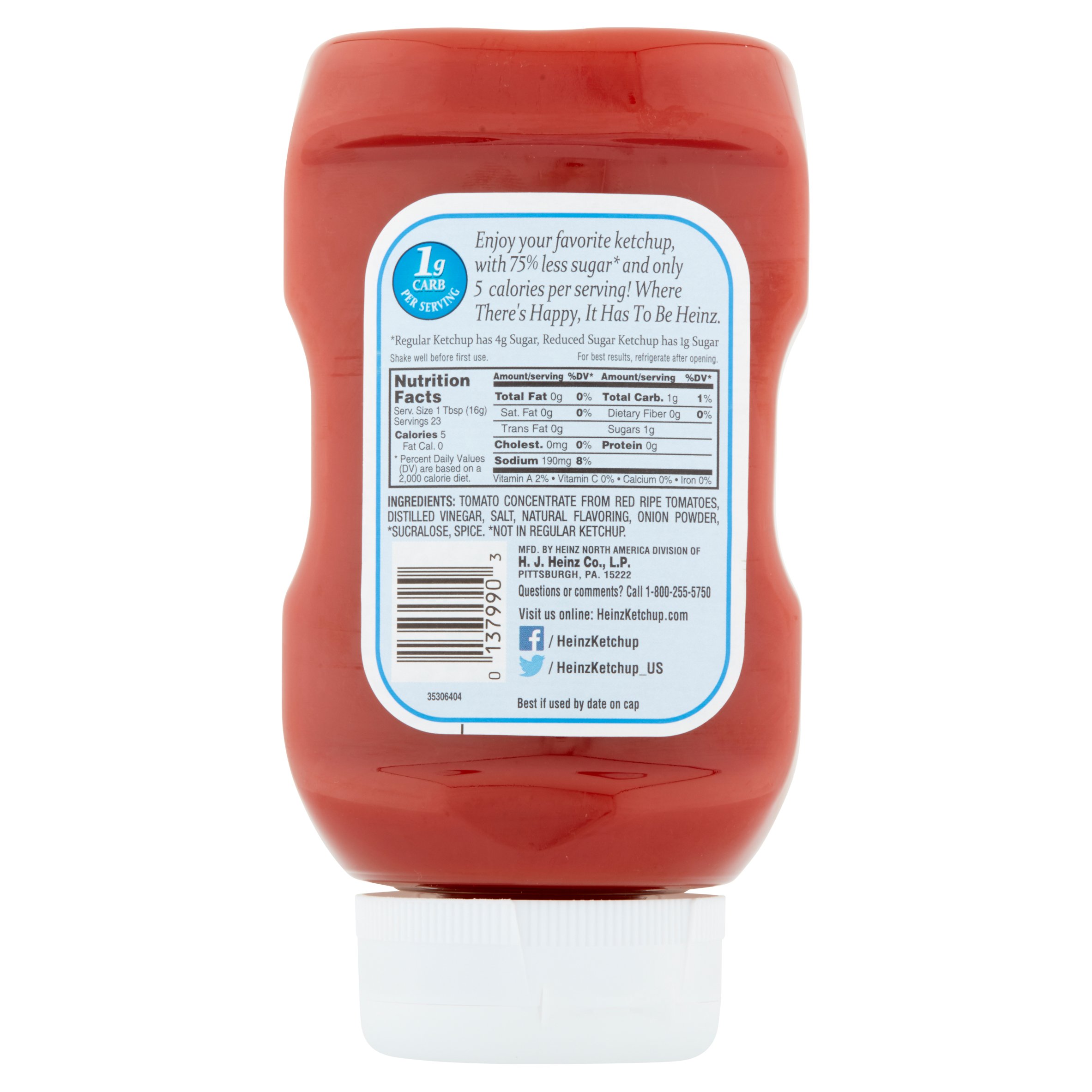 heinz sugar free ketchup