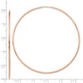thumbnail image 3 of 14K Rose Gold Plated 1.2mm Polished Endless Hoop Earrings, 3 of 7