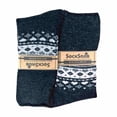 thumbnail image 2 of Sock Snob - Ladies Turn Over Top Warm Thermal Winter Nordic Bed Socks, 2 of 2