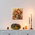 thumbnail image 3 of 12" Autumn Pearl Painting Kit,  Pearl Painting Crafts, DIY Fall Decor，A | Beginner-Friendly Craft, DIY Bead Painting, Harvest Pumpkin Designs, Thanksgiving Decor, Seasonal Home Display (With Frame), 3 of 5