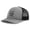 Heather Grey Black, variant on Richardson Trucker Hat Texas Logo Embroidery Polyester Baseball Cap Snapback Loden Black Design Only