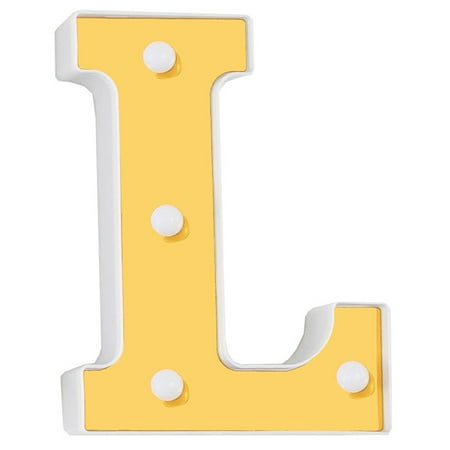 

LED Letter Lights Beautiful Night Light Battery Powered For Home Party Wedding Decoration New
