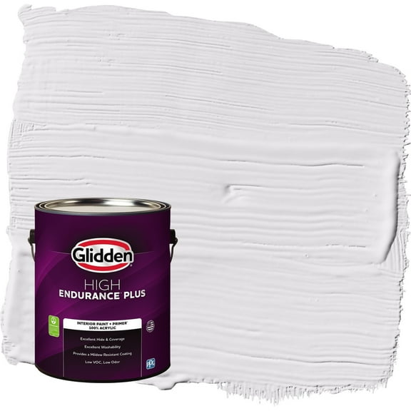 Glidden HEP Orchid Blossom / Purple Flat Interior Paint with Primer, 1 Gallon