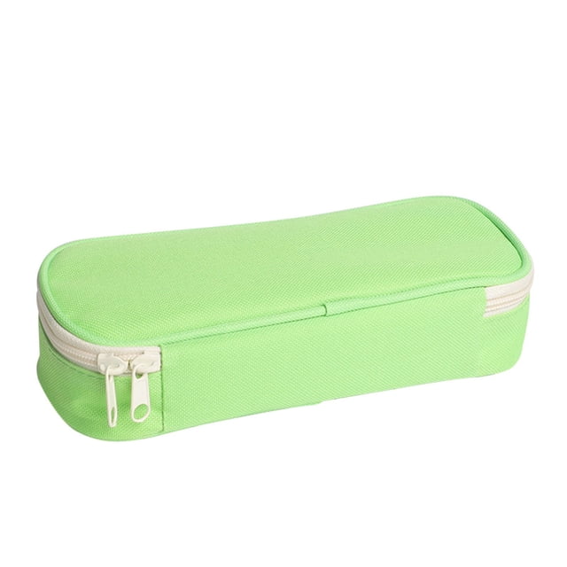 Back-to-School Essentials Large Capacity Zippered Oxford Pencil Case Pencil Case Storage Bag Marking Pen Stationery Storage Bag With Zipper