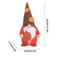 thumbnail image 3 of GFHFHITJ Fall Gnome Gnome Sunflower Swedish Dwarf Thanksgiving Day Gift Fall Doll Home Window Christmas Decoration, 3 of 6