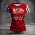 thumbnail image 4 of Fabrcox 1776-2026 USA 250th Anniversary Shirt Flag Print Cute 4th of July Shirts for Women We the People Celebration Freedom Patriotic Shirt Women, 4 of 5