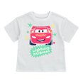 thumbnail image 4 of Disney Cars Lightning McQueen Waffle Knit T-Shirt and Shorts Outfit Set Newborn to Little Kid, 4 of 5