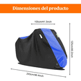 thumbnail image 5 of "Funda Motocicleta Impermeab Grueso Cubiertas Para Moto Belug negra azul ", 5 of 5