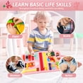 thumbnail image 4 of Juguete Montessori 8 en 1 de Busy Board para niños de 1 a 3 años, 4 of 6