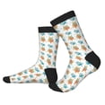 thumbnail image 2 of Sigee Sea Turtle for Contrast Design Crew Soft Moisture-Wicking Socks Crew Casual Athletic Stretchy Loose Socks, 2 of 7