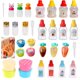thumbnail image 4 of Mini Botellas De Salsa De Condimentos , Botella De Exprimir Plástico Portátil Para Adultos , Oficina , Caja De Almuerzo , Picnic , Aceite , Soja , Miel , Aderezo Salado, 4 of 4